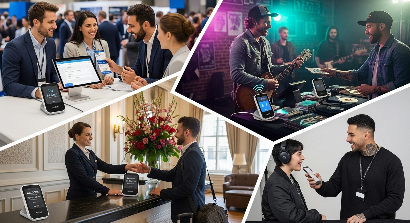 Corporate team using AirLnk